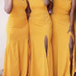 Yellow Bridesmaid Dresses Mermaid