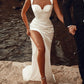 minimalist wedding dresses satin