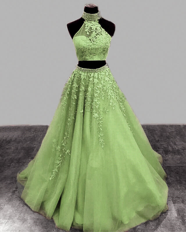 Light Sage Quince Dress Two Piece